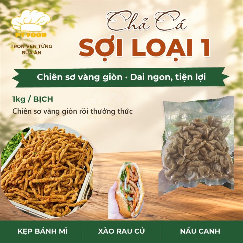 Chả cá sợi — 2 bịch