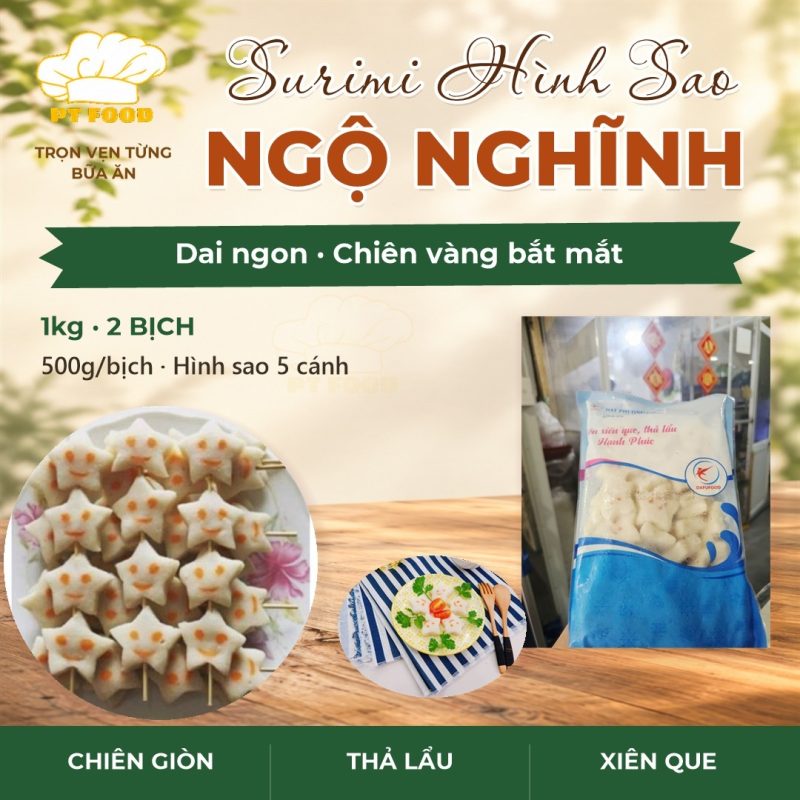 Surimi hình sao