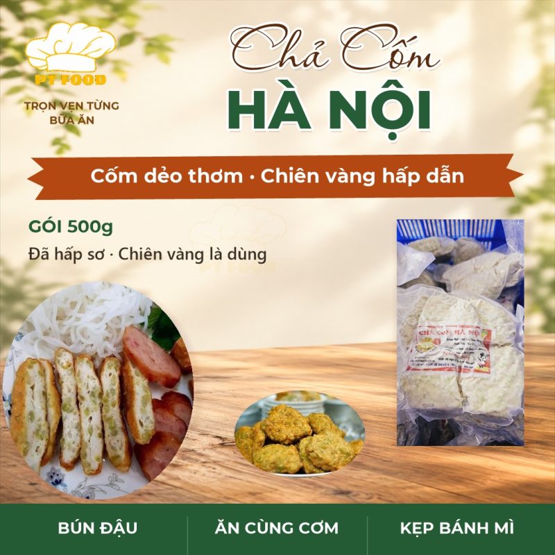Chả Cốm Hà Nội — 1kg 2 bịch