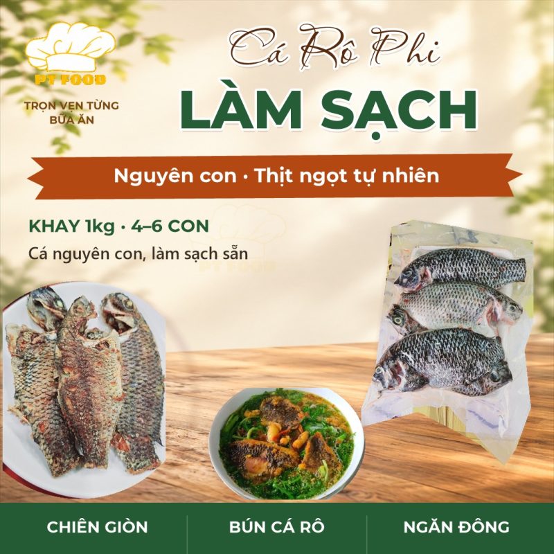 Cá Rô phi làm sạch