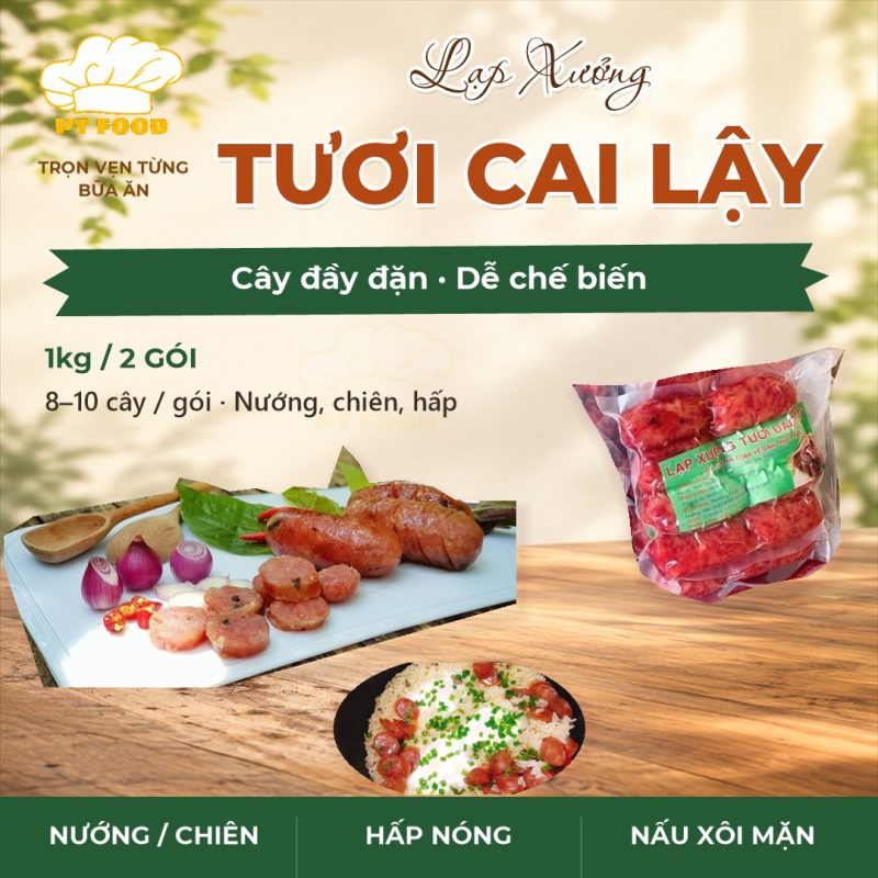 Lạp Xưởng Tươi — 2 bịch
