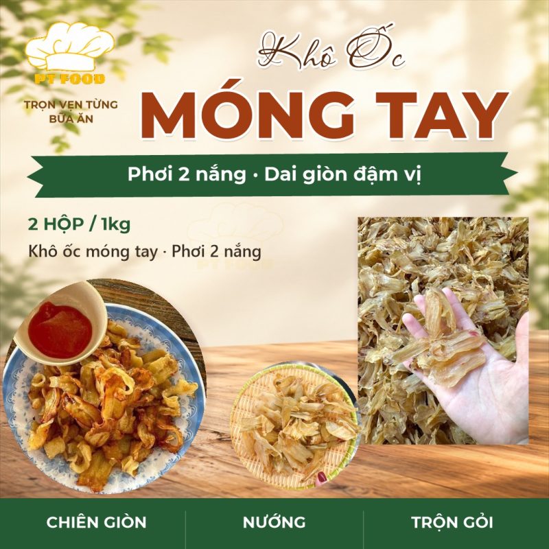 Khô ốc móng tay
