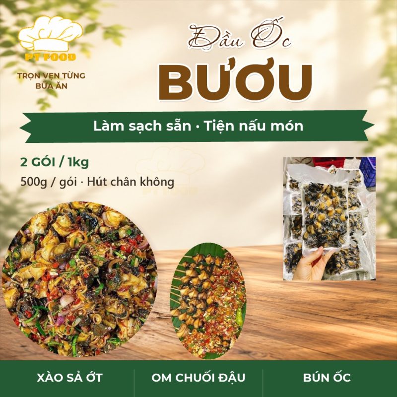 Đầu ốc bươu — 2 khay