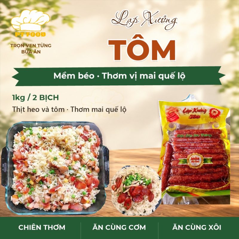 Lạp xưởng tôm — 2 bịch