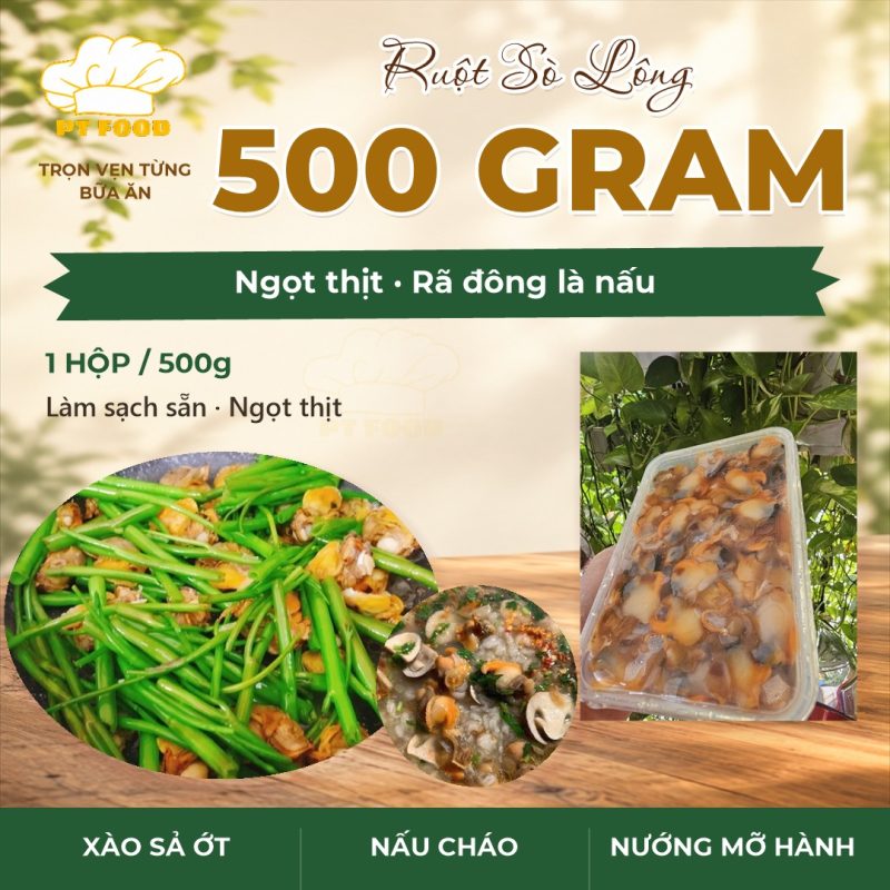 Ruột Sò Lông — 2 hộp