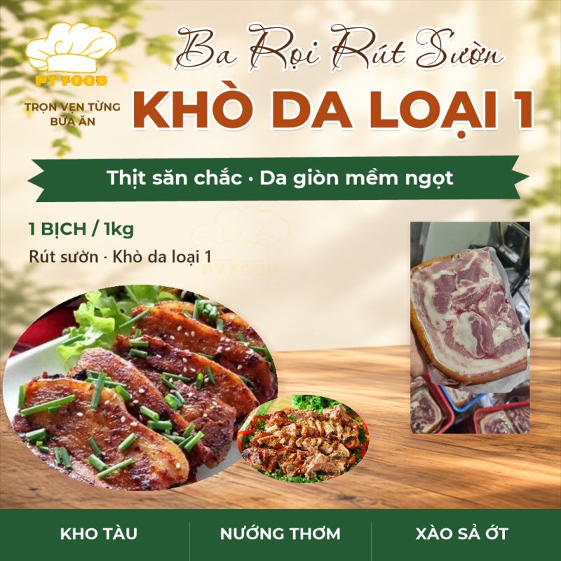 Ba Rọi Heo Rút Sườn Vip — 1 Bịch