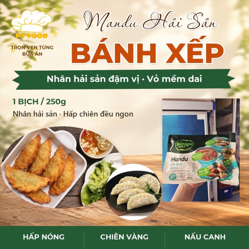 Bánh xếp mandu hải sản — 250