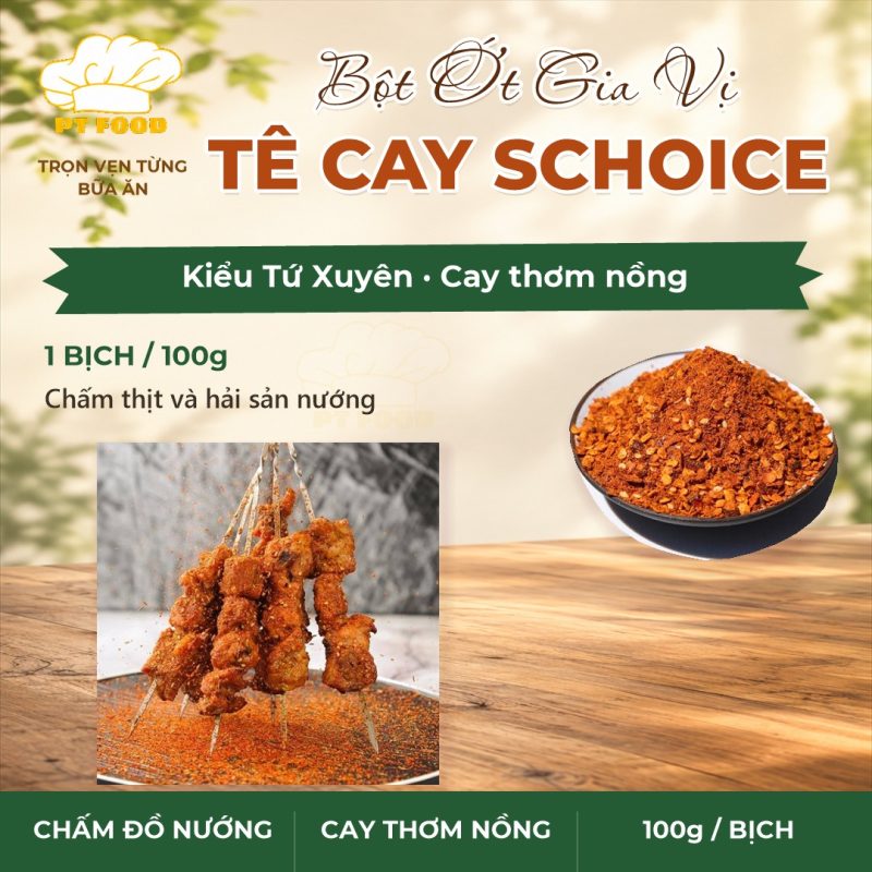 Bột ớt chấm tê cay schoice — 1 bịch