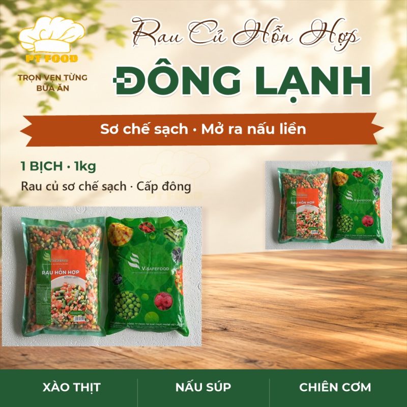 Rau củ hỗn hợp — 1 bịch