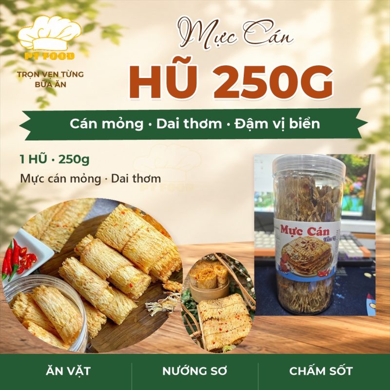 Mực Cán 250gram