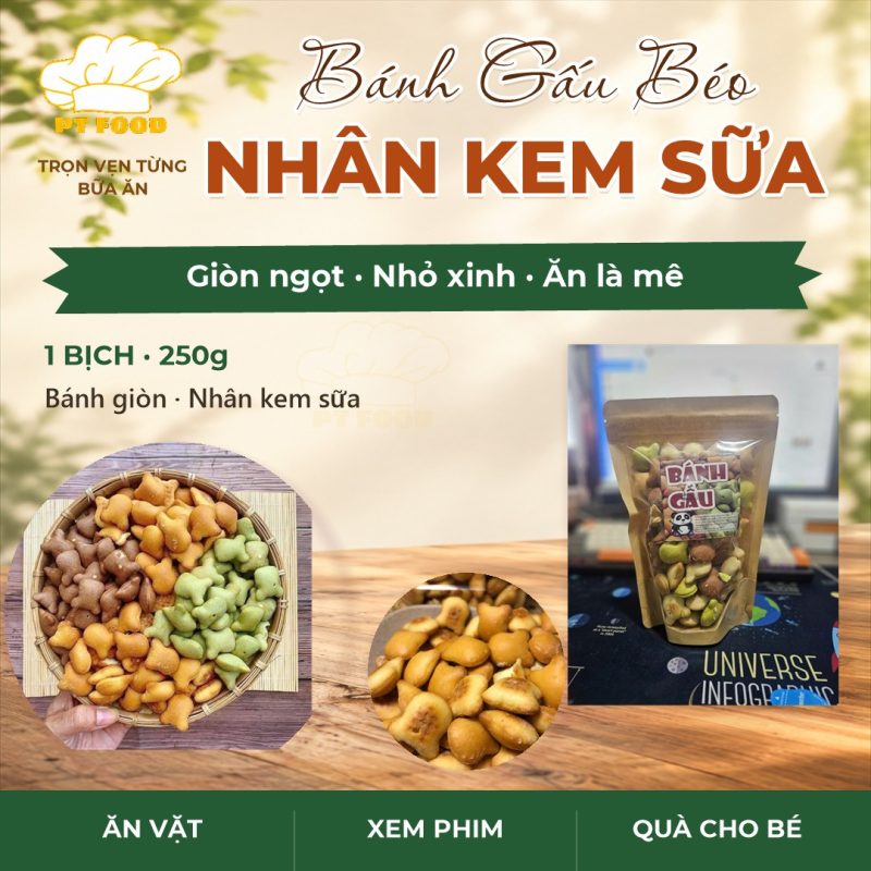 Bánh Gấu Béo 250gram