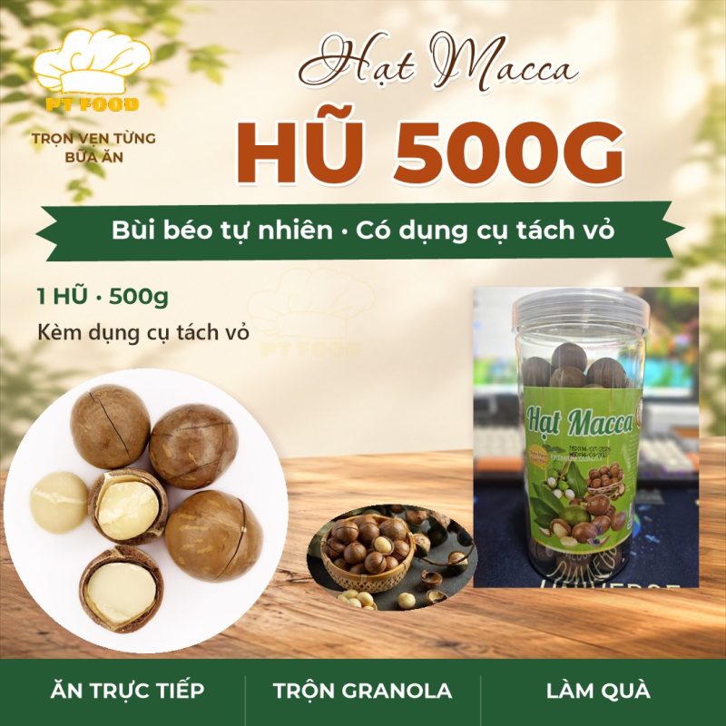 Hạt Macca 500gram