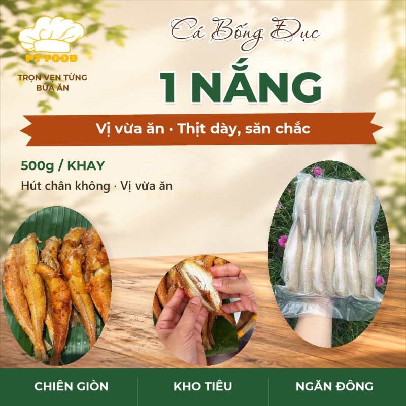 Cá Bống Đục 1 Nắng vị vừa ăn