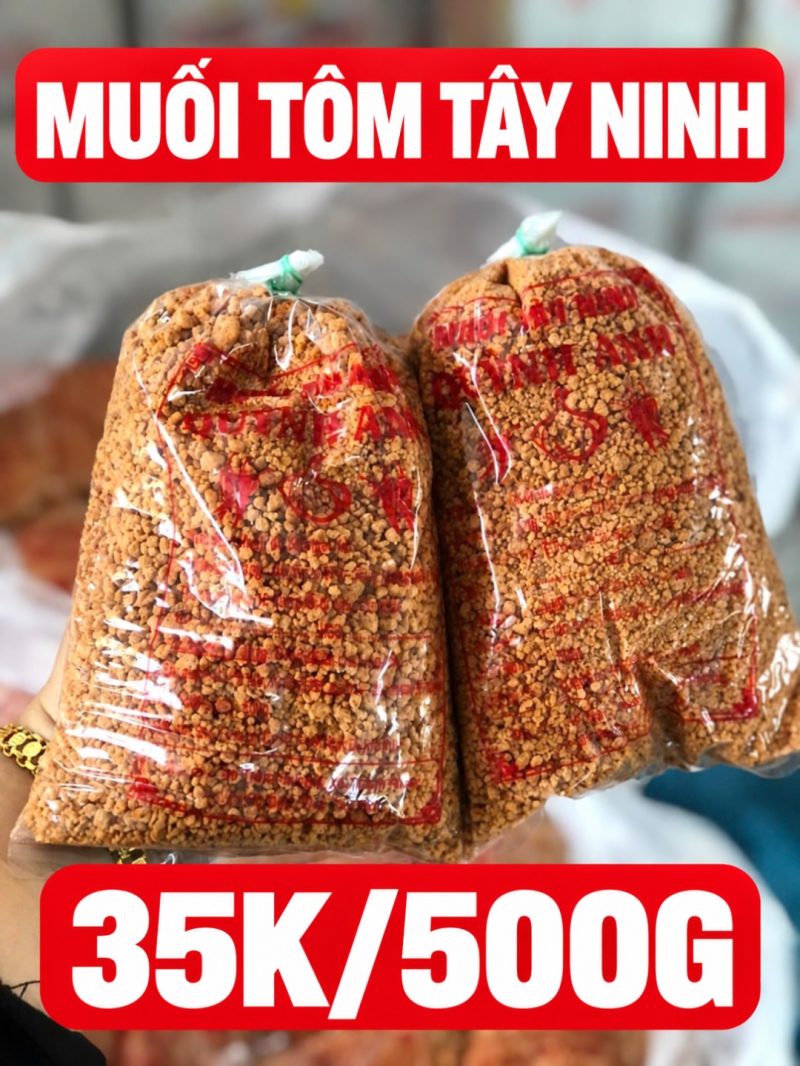 Muối tôm 500gram