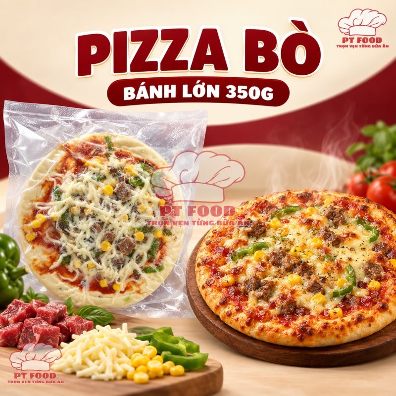 PIZZA PESTO BÒ — 1 Bịch
