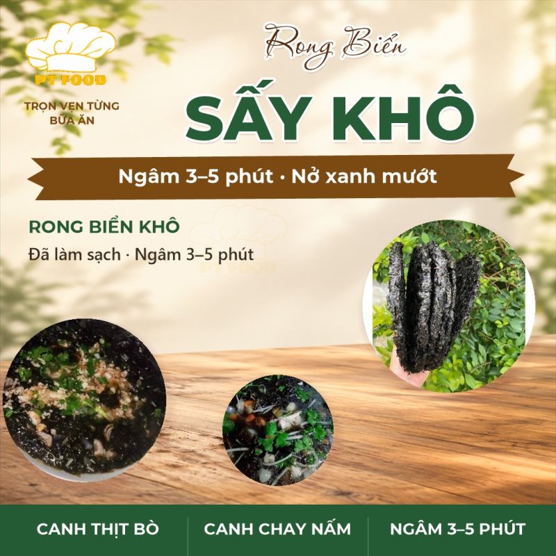 Rong biển sấy khô