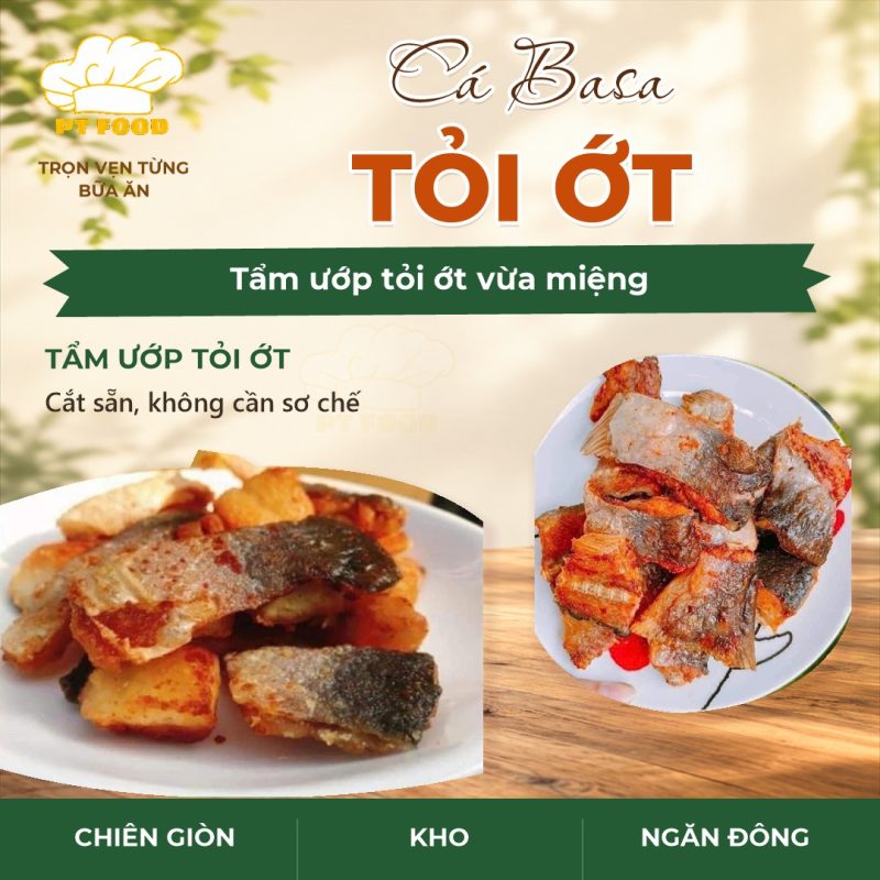 cá  Basa tỏi ớt