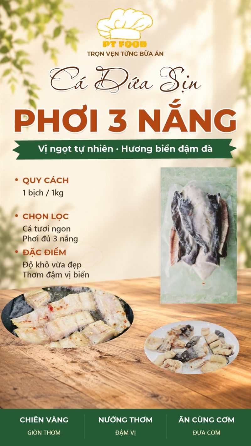 Cá Dứa sịn 3 nắng — 1 bịch - ảnh 4