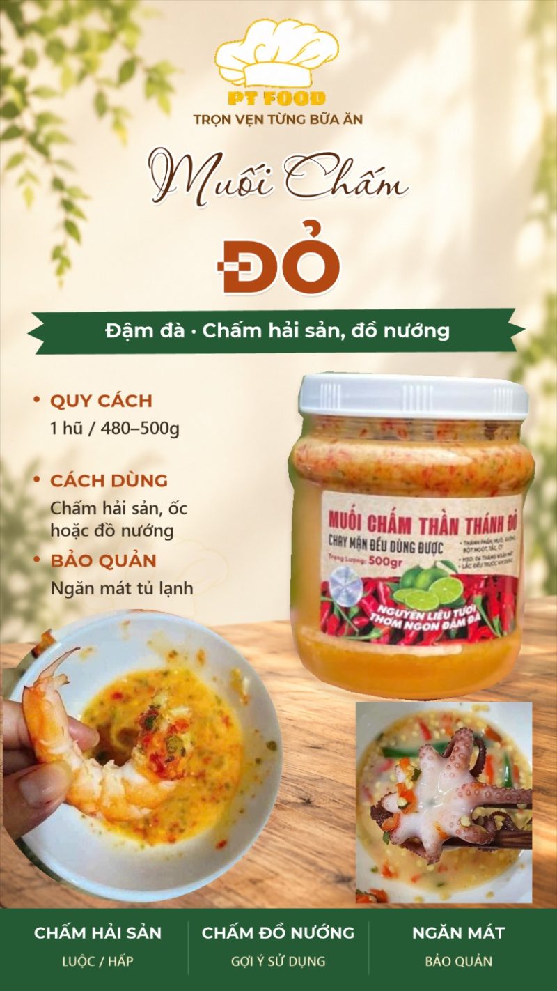 Muối chấm đỏ — 480g - ảnh 9