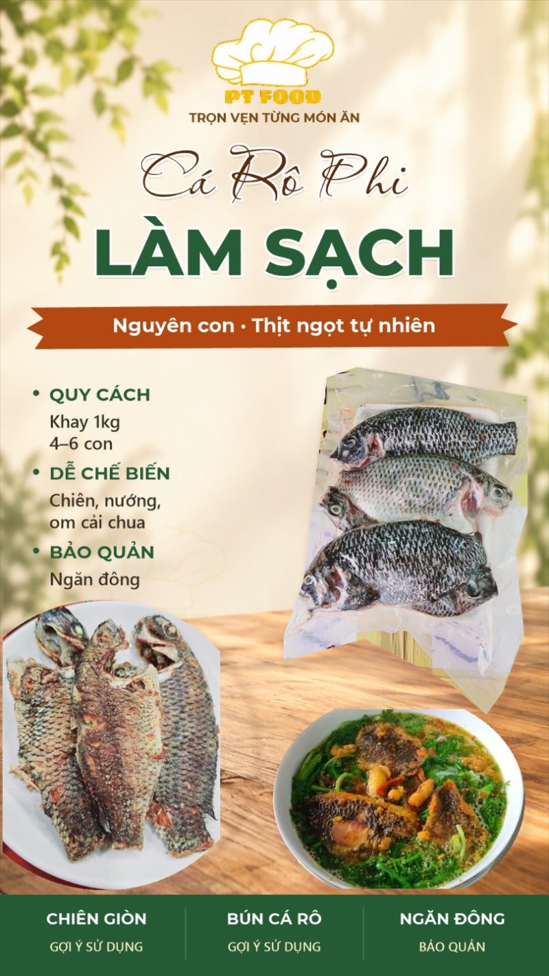 Cá Rô phi làm sạch — 1 khay - ảnh 10