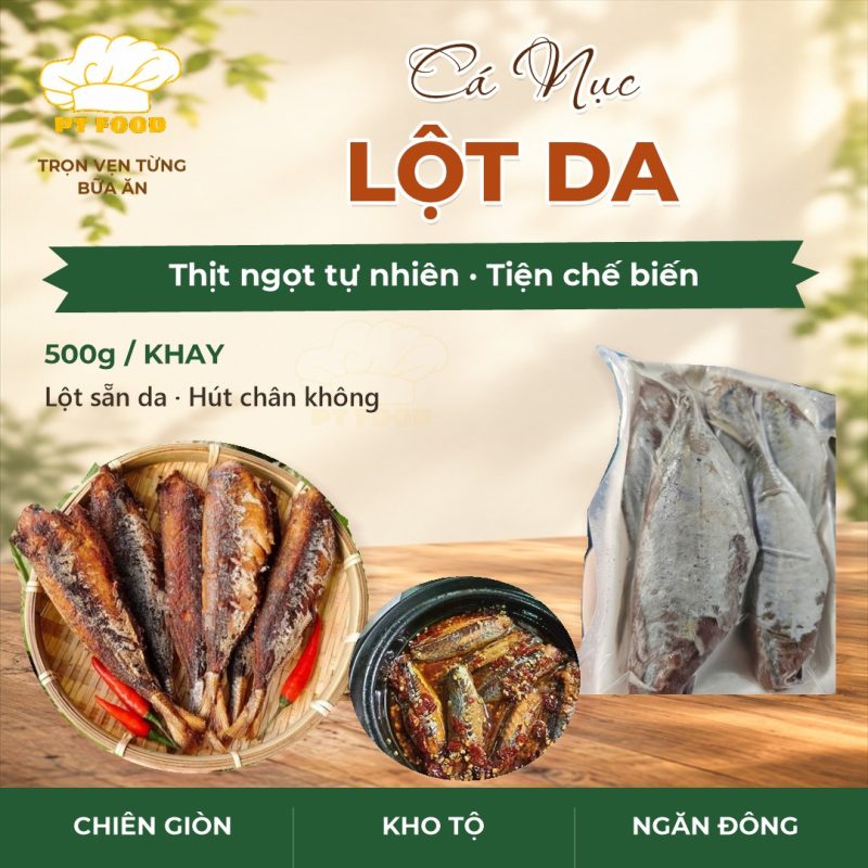 Cá nục lột da