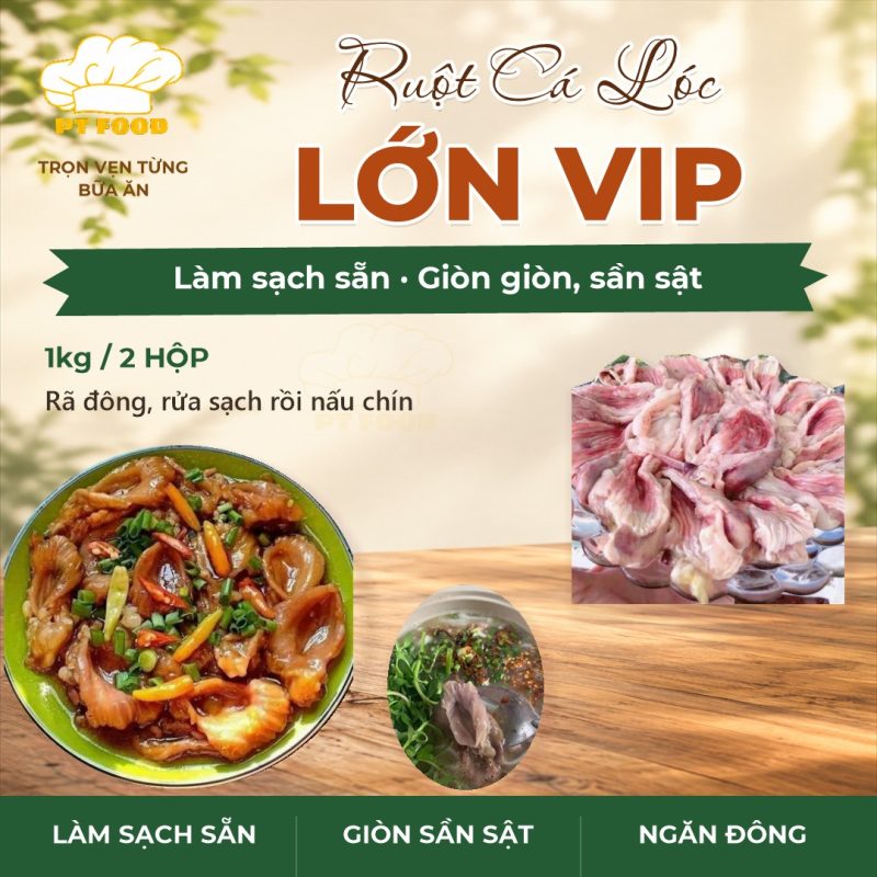 Ruột cá lóc lớn VIP