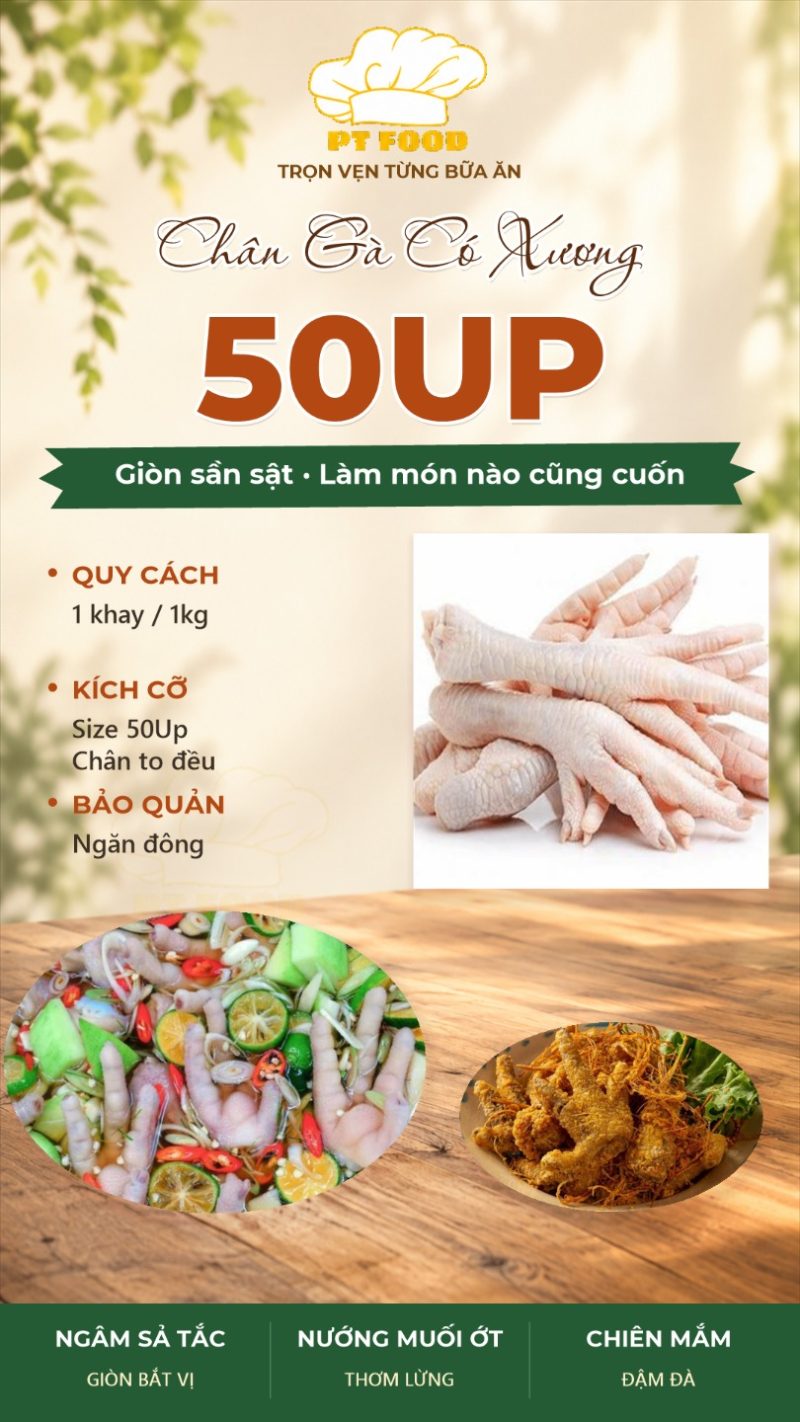 Chân Gà Có Xương (khay) — Khay 1kg - ảnh 9