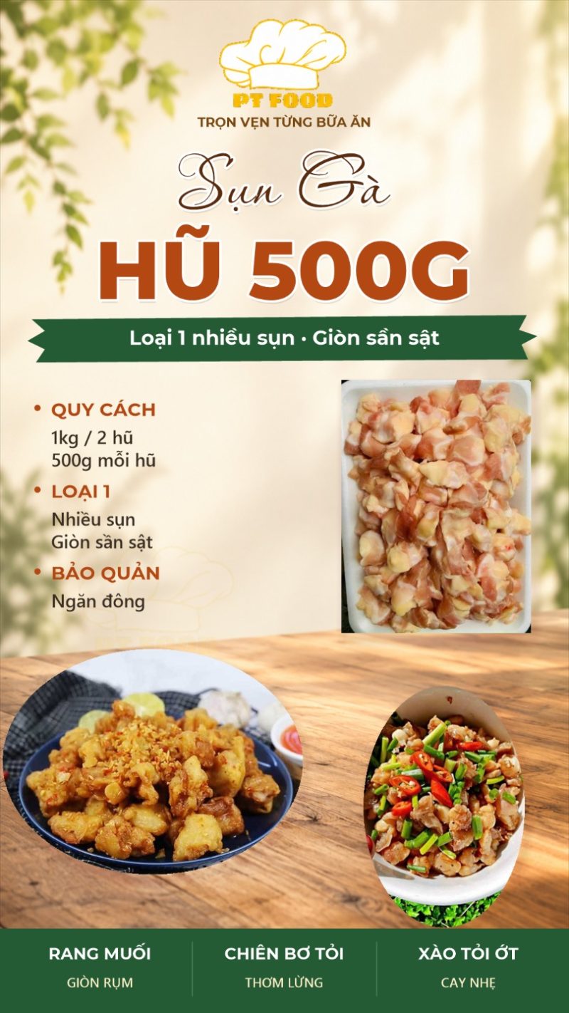 Sụn Gà Hũ — 1kg 2 hũ - ảnh 9