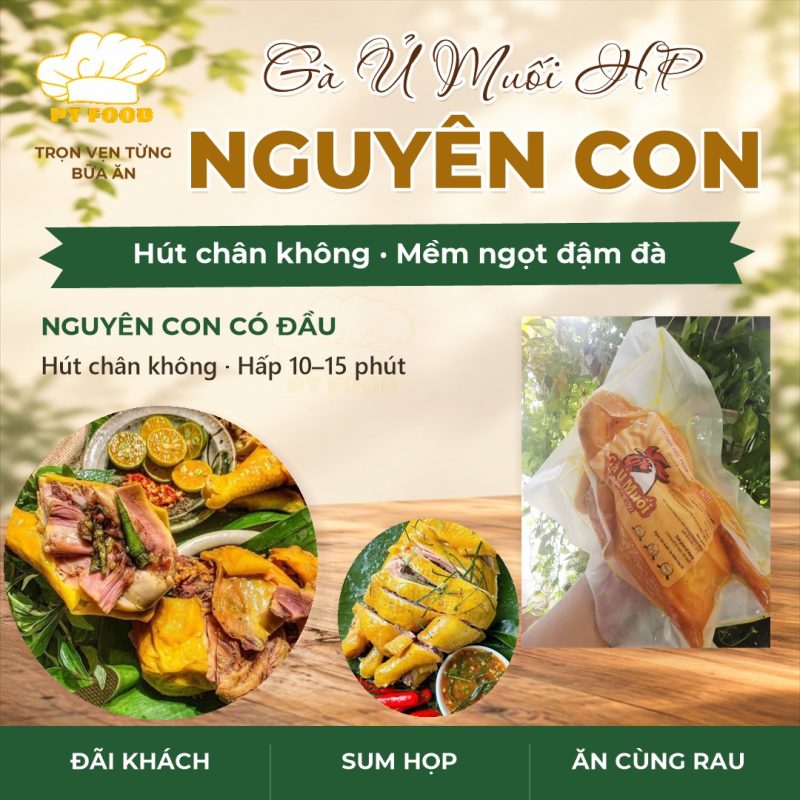 Gà Ủ Muối HP Nguyên con