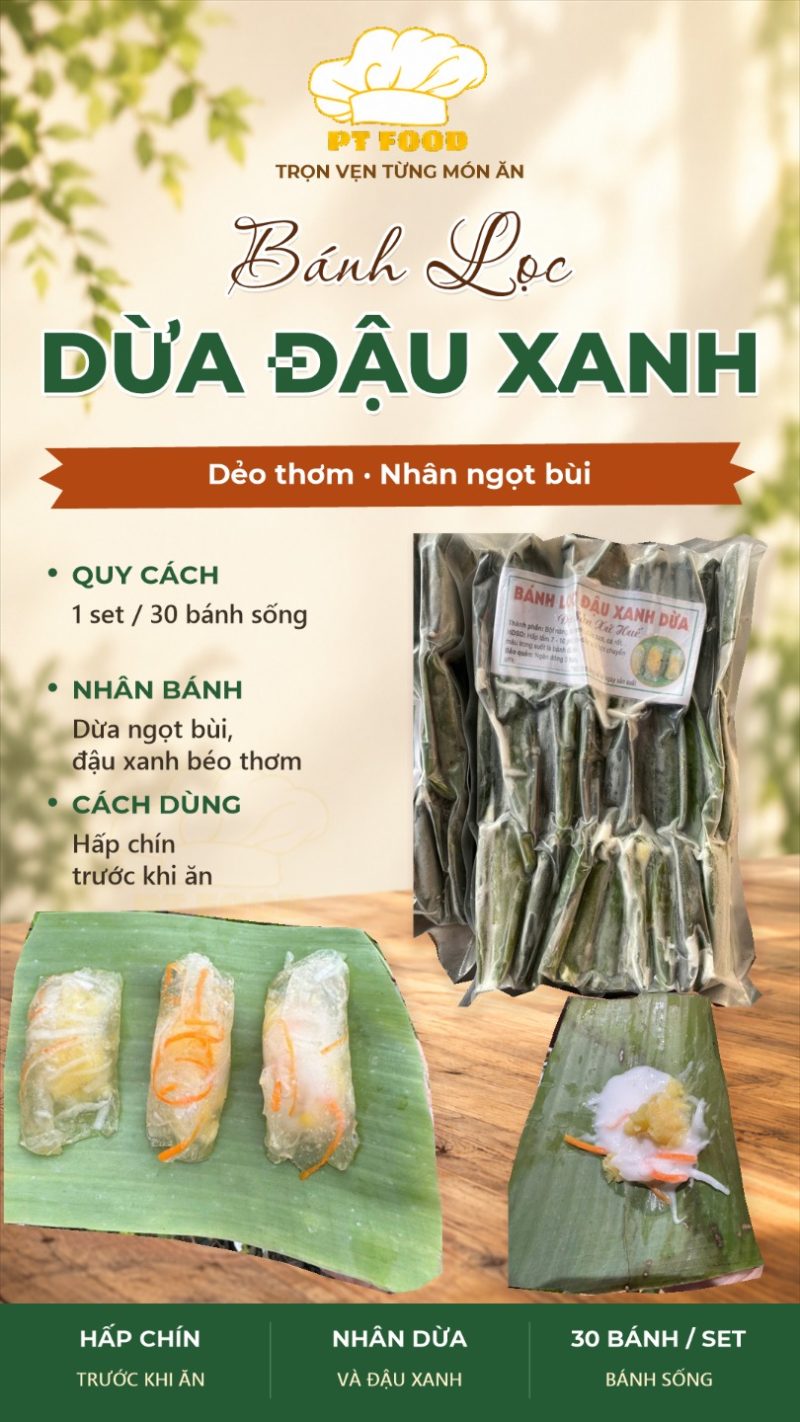 Bánh Lọc dừa đậu xanh — 30 bánh - ảnh 8