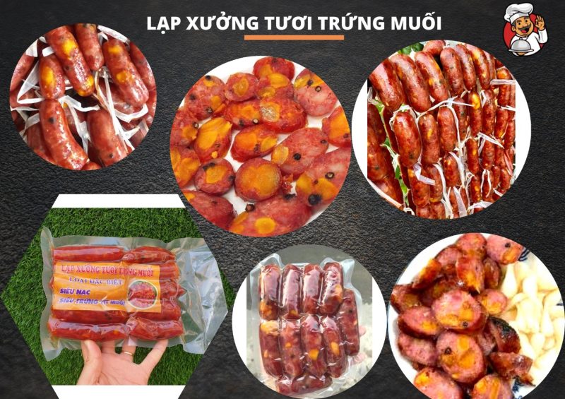 Lạp xưởng tươi trứng muối — 2 bịch - ảnh 7