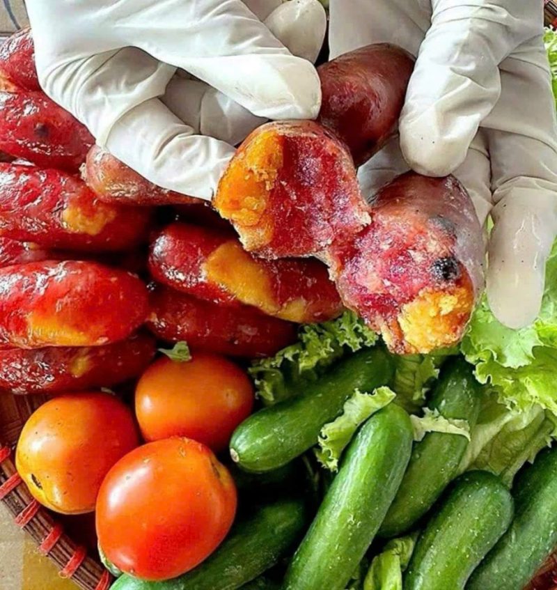 Lạp xưởng tươi trứng muối — 2 bịch - ảnh 6