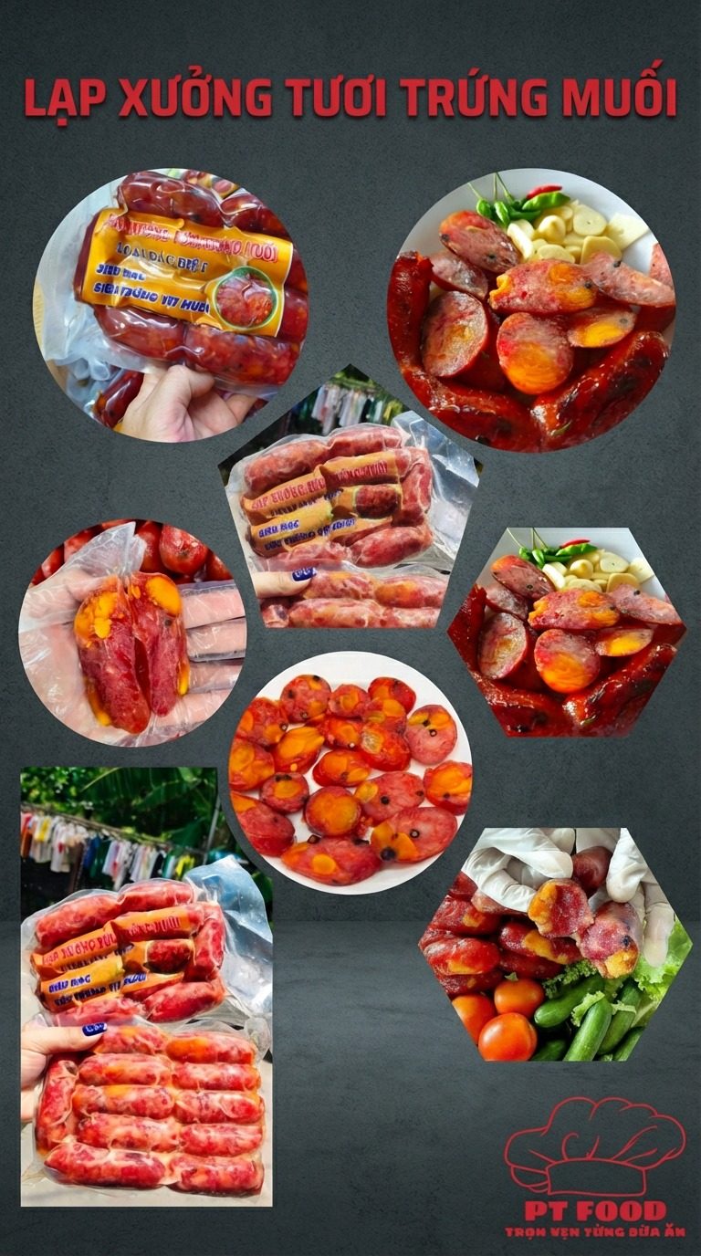 Lạp xưởng tươi trứng muối — 2 bịch - ảnh 3