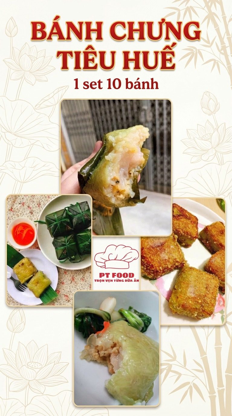 Bánh Chưng Tiêu Huế — 4 bánh - ảnh 5