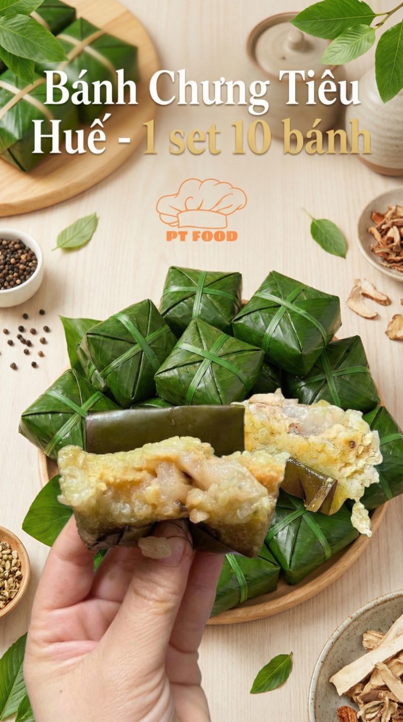 Bánh Chưng Tiêu Huế — 4 bánh - ảnh 7