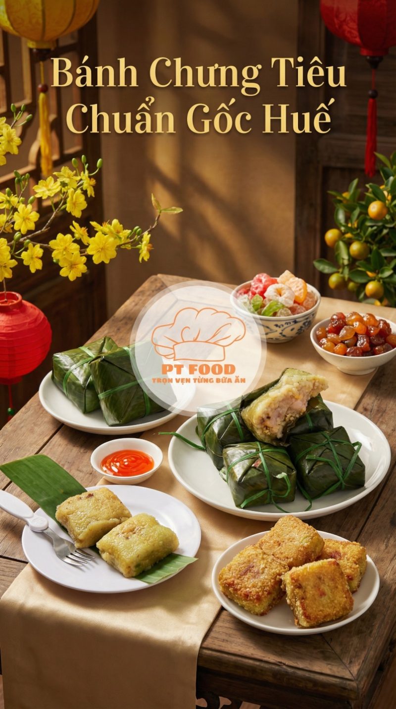 Bánh Chưng Tiêu Huế — 4 bánh - ảnh 8