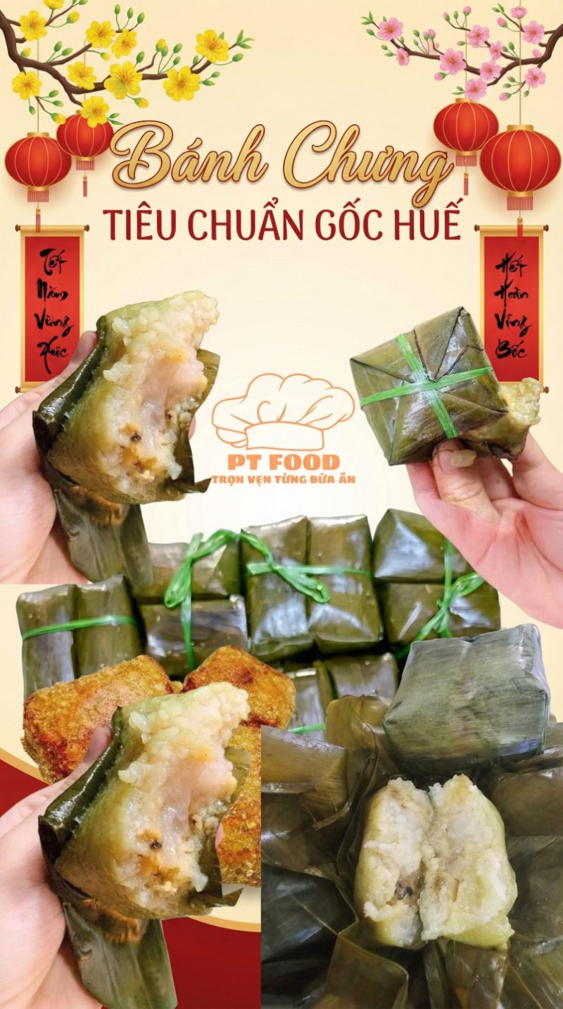 Bánh Chưng Tiêu Huế — 4 bánh - ảnh 9