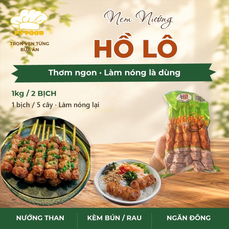 Nem nướng hồ lô