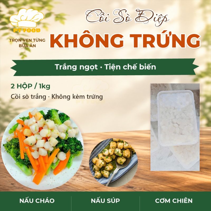 Cồi sò điệp Ko Trứng
