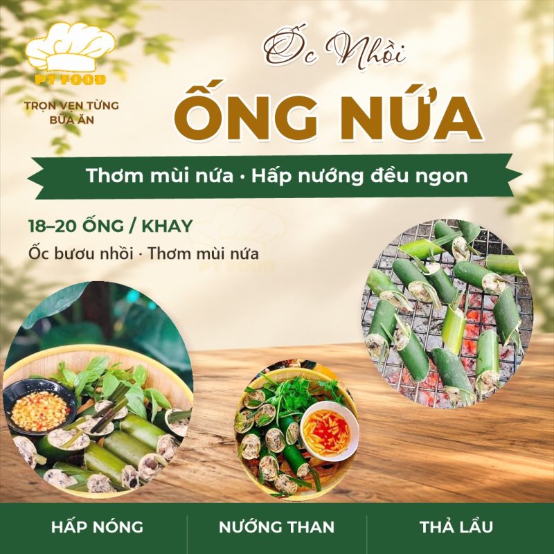 Ốc Nhồi ống Nứa