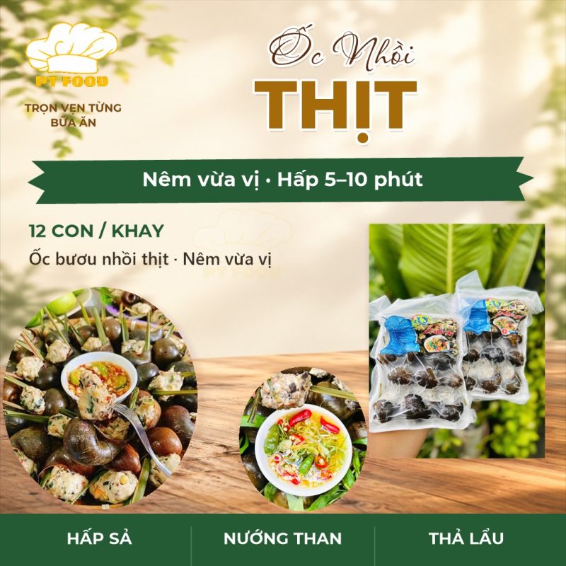 Ốc Nhồi thịt