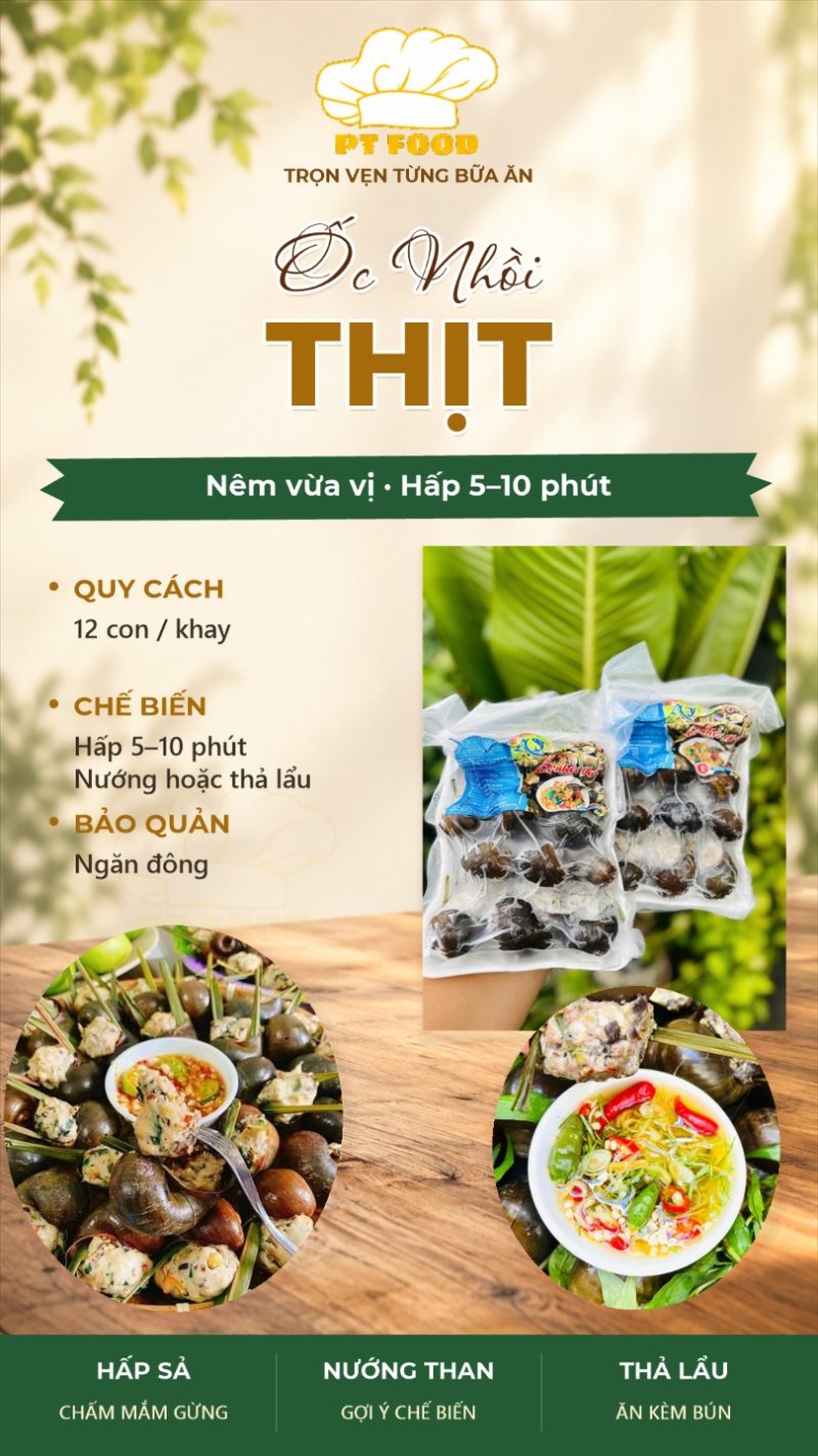 Ốc Nhồi thịt — 12 con - ảnh 10
