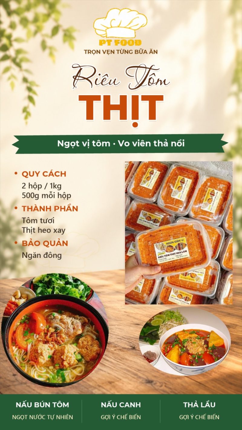 Riêu tôm — 1kg 2 hộp - ảnh 8