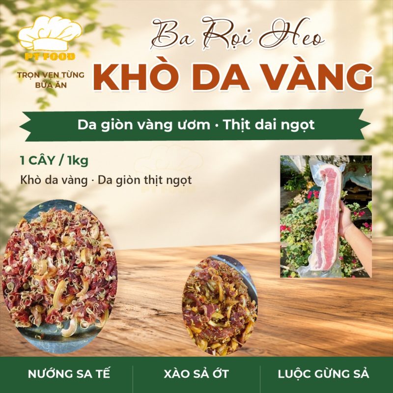 Ba rọi heo cây dài