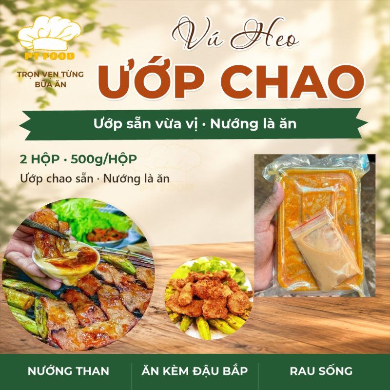 Vú Heo ướp chao