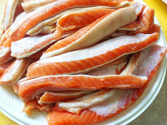 Lườn Cá Hồi Đủ Ký Loại 1 — 2 khay - ảnh 1