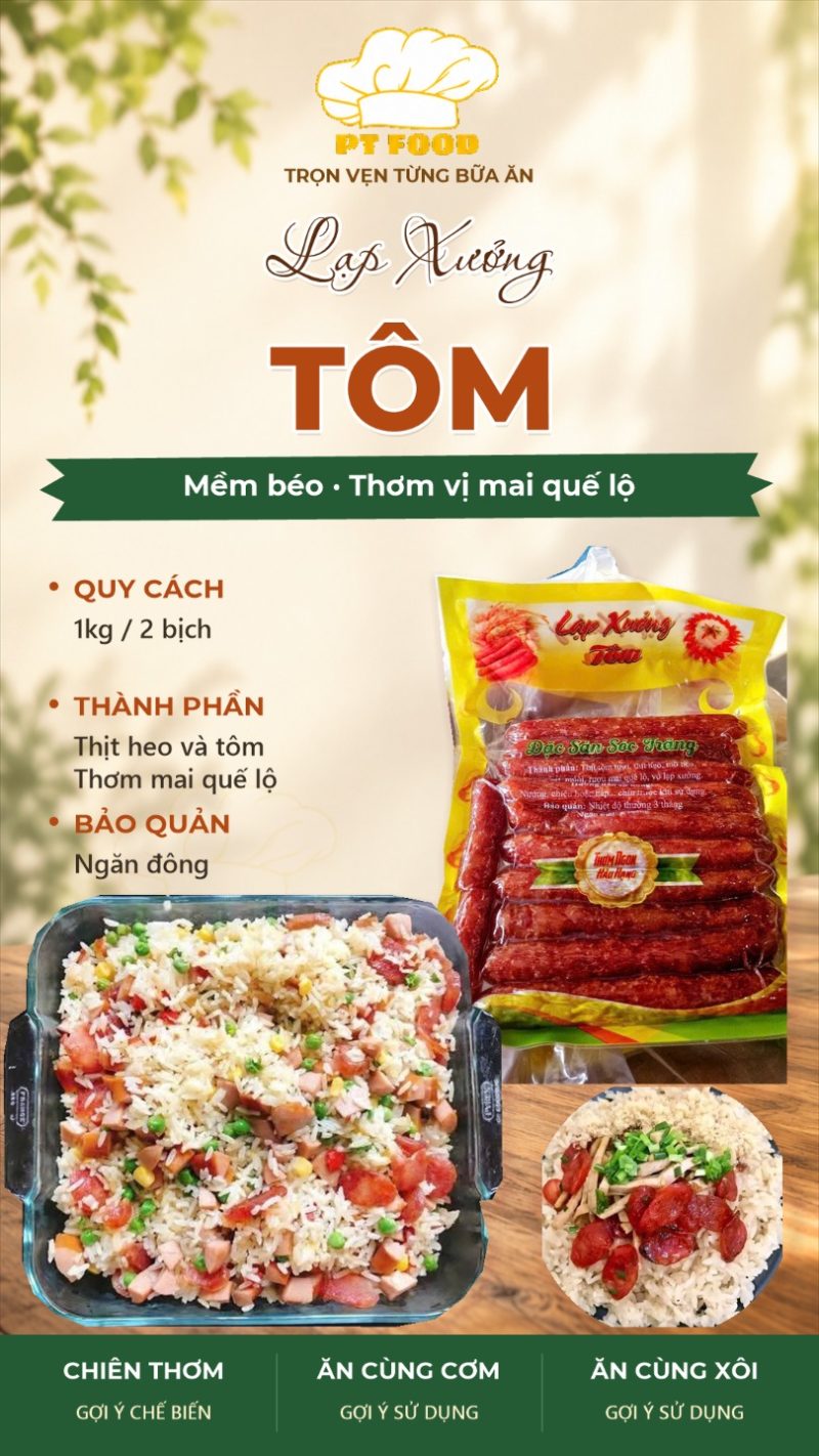 Lạp xưởng tôm — 2 bịch - ảnh 8