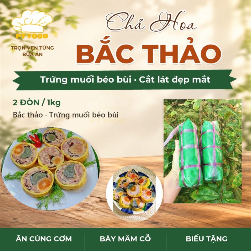 Chả Hoa Bắc Thảo Trứng Muối