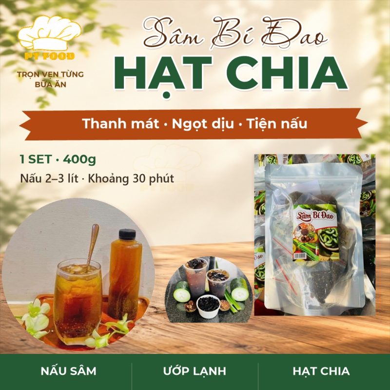 Sâm Bí Đao Hạt Chia