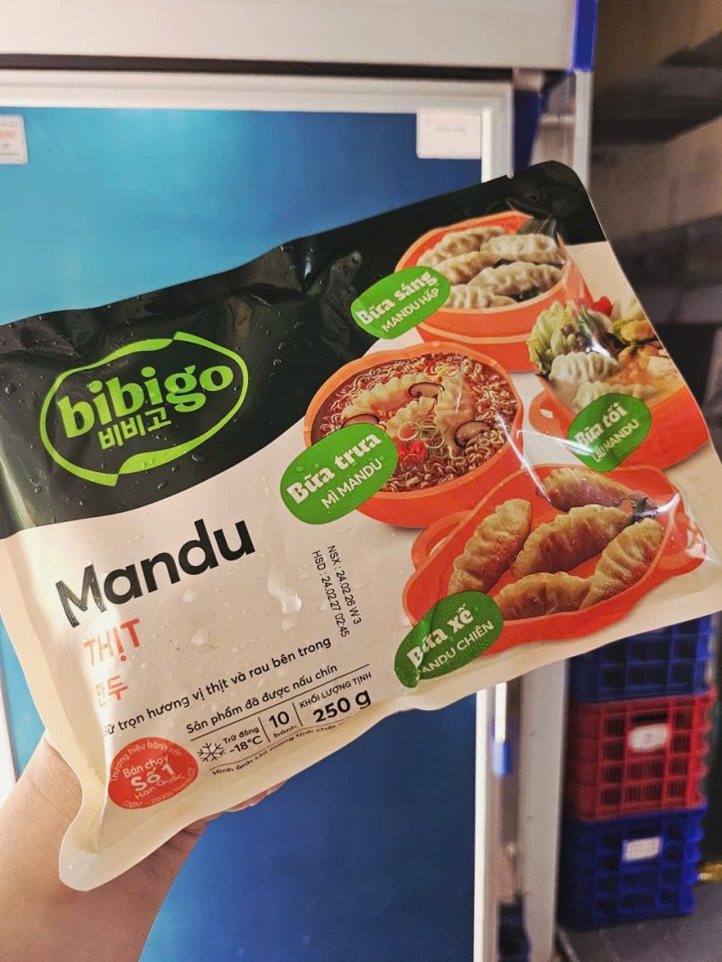 Bánh xếp mandu thịt — 250gram - ảnh 3